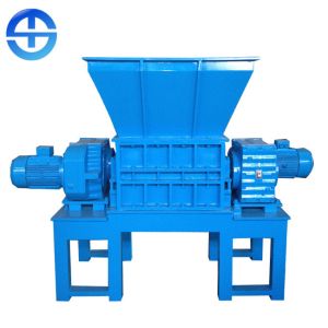 China High Performance Dual Shaft Shredder Strong Shredding Force PLC Control System on sale