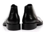 Premium Winter Mens Casual Dress Boots , Burnished Toe Mens Leather Ankle Boots