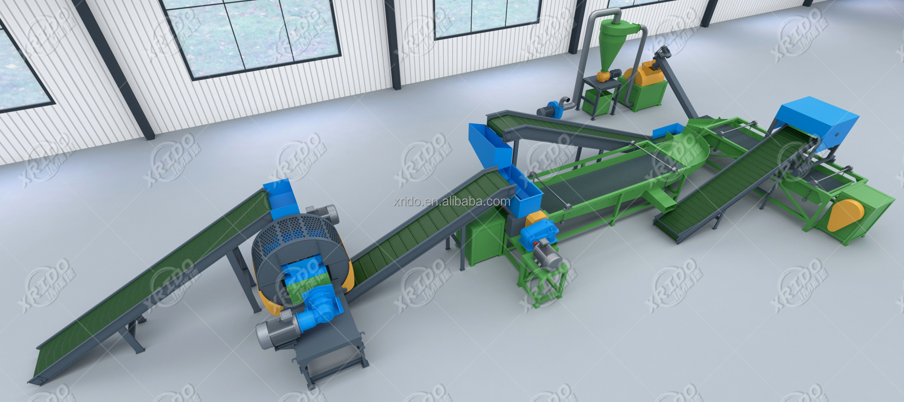 Heavy Duty Waste Tire Shredder with 12 Months Warranty 2200kg Weight and 22 Power for Tire Recycling