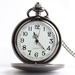 China Promotional Vintage pocket watch Metal logo customized round factory
