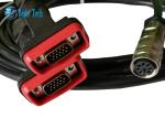 Control Cable RET AISG Cable Wiht Connectors D-Sub 15 Pin Male Machined Contacts