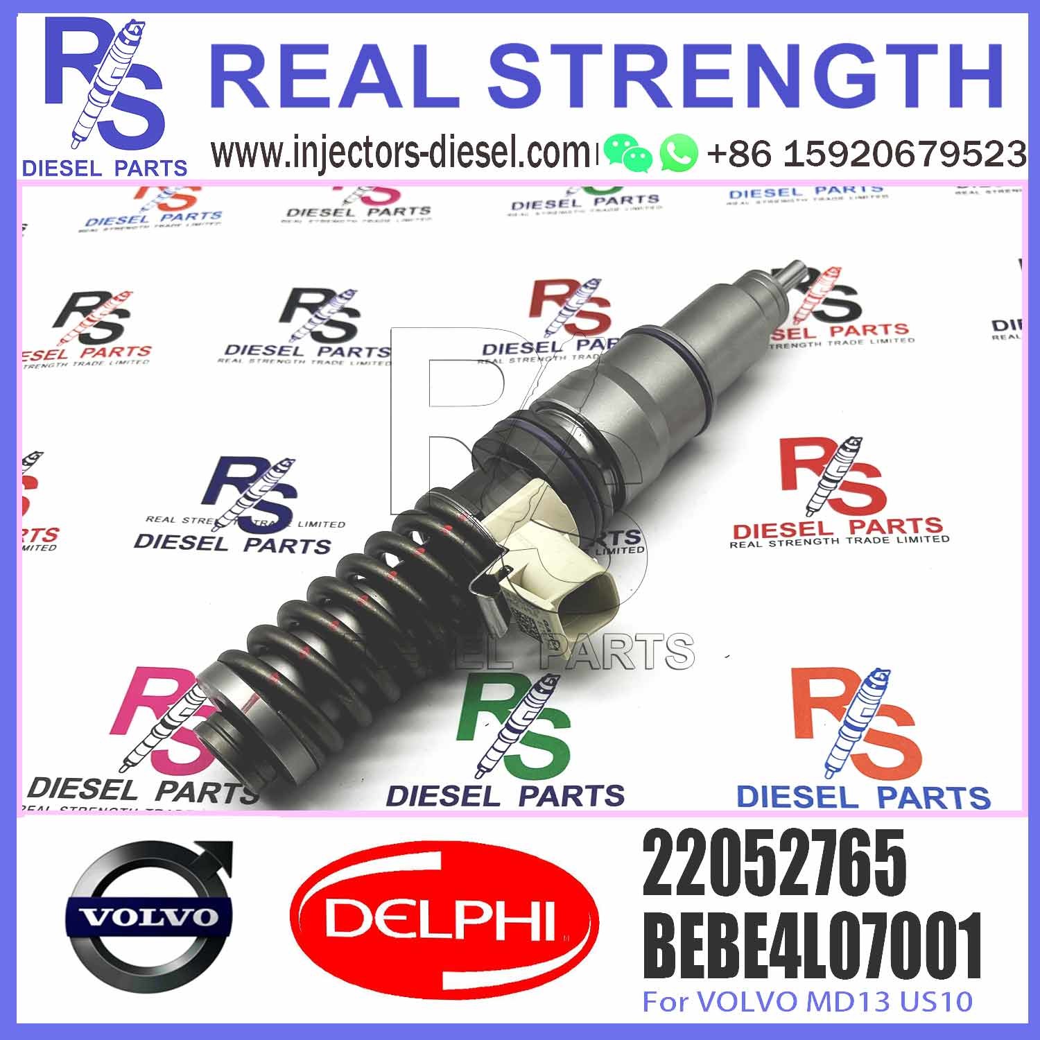 BEBE4L02102 Diesel Fuel Injector 33800-84710 BEBE4L07001 22052765