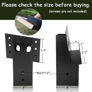 4x4 Deer Stand Bracket 2000-lb Capacity Heavy-Duty Steel