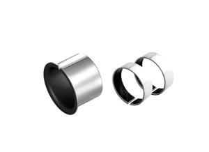 China Kevlar Woven Bearing Strips Stainless Steel Metal With Kevlar Liner Bushes factory