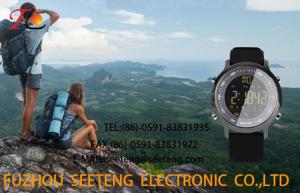 China wholesale Silicone watch with alloycase and Compass funcmovement watch Suitable for mountain climbing and outdoor sport factory