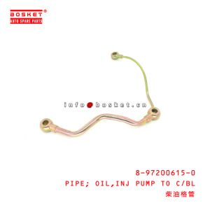 8-97200615-0 Injection Pump To Cylinder Block Oil Pipe For ISUZU 4HG1 8972006150