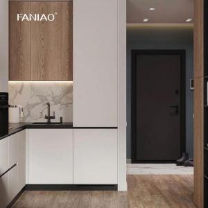 China Free Designed L Shape Mini Kitchenette Kitchen Cabinets for Hotel Room factory