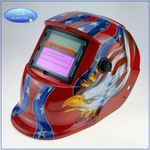 China Welder Mask Auto Darkening Welding Protection Helmet With Eagle Decals factory