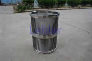 China Perfect Roundness Pressure Screen Basket Non - Clogging Construction factory