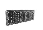 Anti Dazzling Glass LED Flood Light Lens 30 Degrees 64in1 236x70mm SMD3030