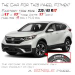 17" Machined Black Wheel For Honda CR-V 17-20 OEM Alloy Rim 64110
