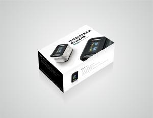 China light weight fingertip pulse oximeter with OLED screen 3 colors factory
