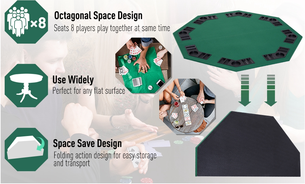 CPM-010 Eco Friendly Non-Toxic Deluxe Foldable Game Mat Game Tabletop Mat