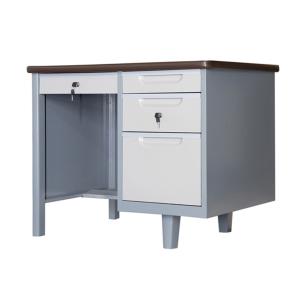 China Adjustable School Steel Executive Desk Myanmar Office Table File Cabinet factory
