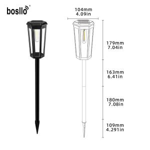 China Waterproof Solar Garden Light Led Garden Lights PC Material Solar Lights factory