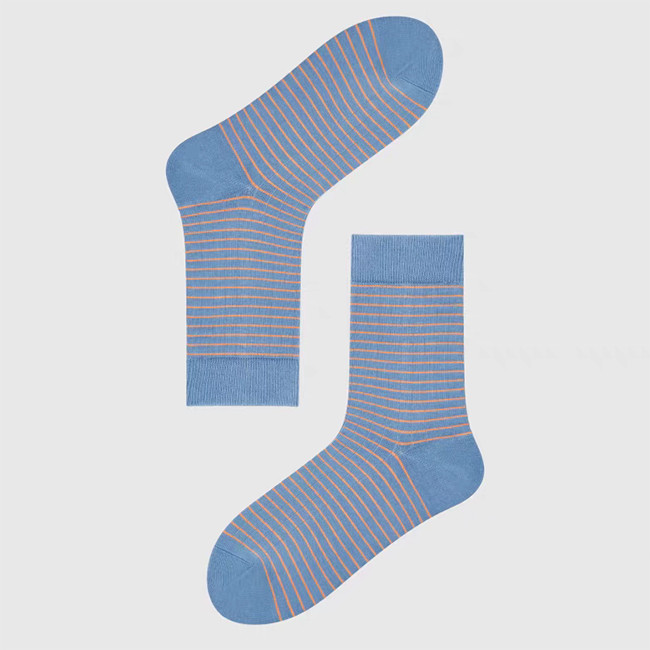 Custom Striped Vintage Soft Bamboo Cotton Crew Socks