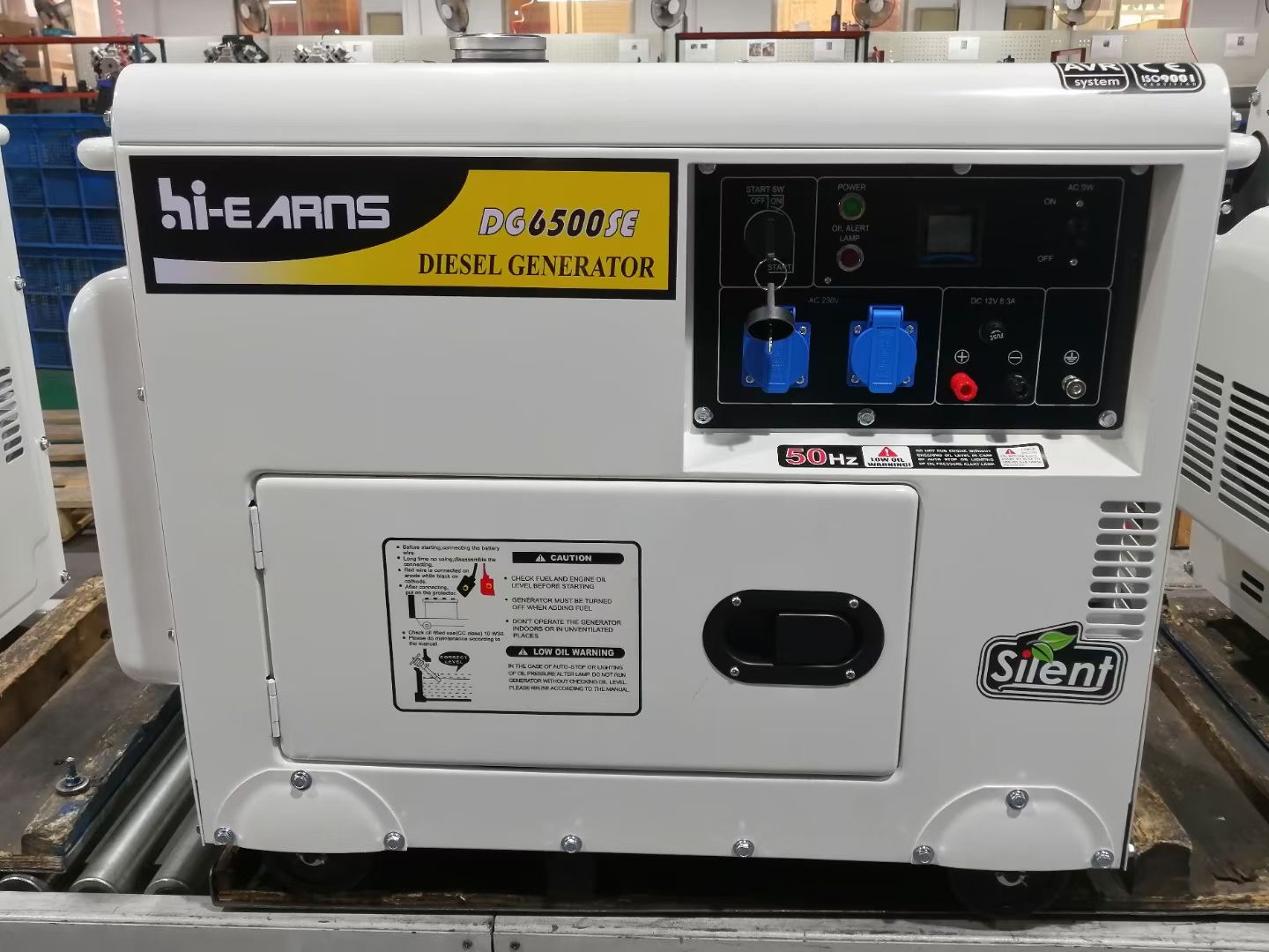 Best Price 6KW Single Phase Silent DG8500SE Electric Diesel Generator Silent Version