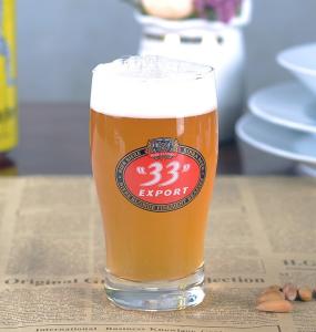 China 330ml 11oz Imperial Beer Glass , refrigerator safe Craft Beer Glassware factory