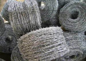 China low carbon steel security SWG12 X SWG14 Barbed Fencing Wire factory
