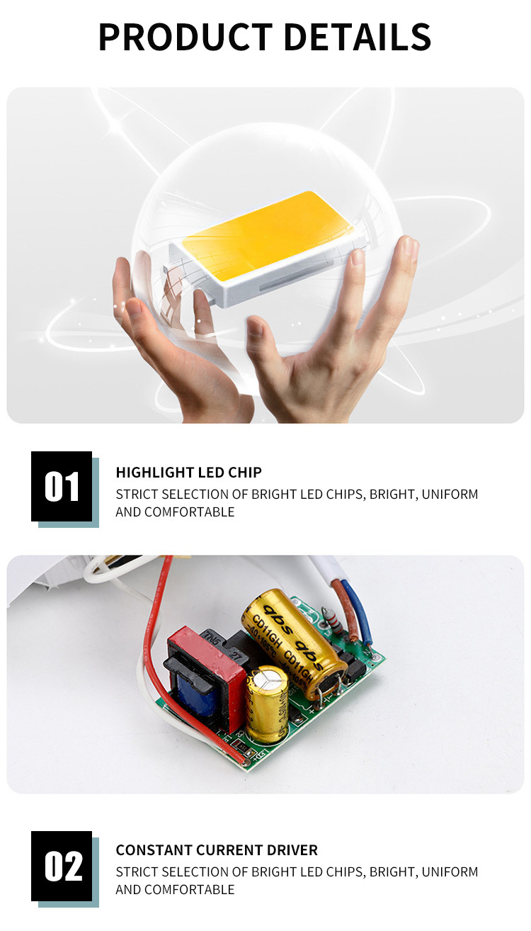 LED Outdoor Waterproof Purification Lamp Dustproof Home Decoration Lighting Tubes