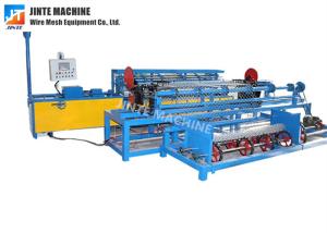 China Manufacture fully automatic cyclone chain link mesh machine in Nepal factory
