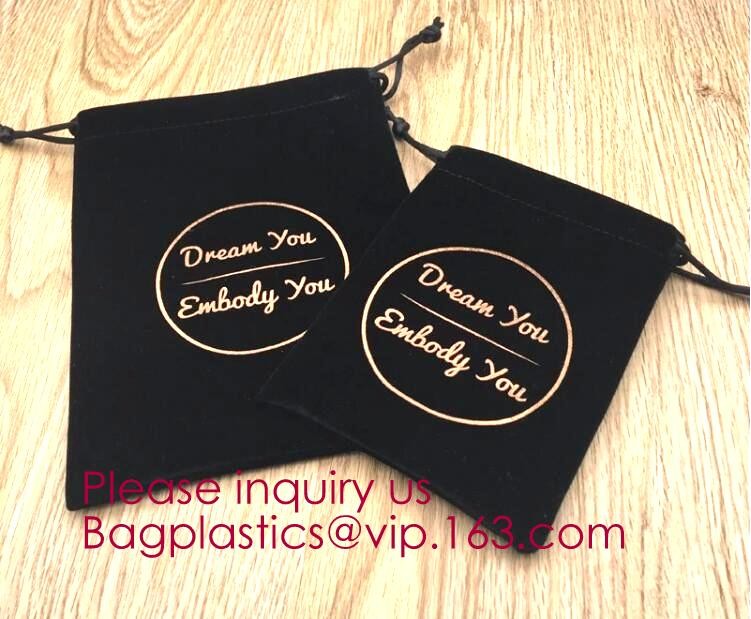 Snap Button for Necklaces Bracelet Rings Watch, Satin Liner Storage Bag Drawstring Velvet Pouch,Gym Bag Garment Organize