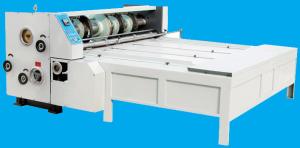 China Mechanical Slotting Carton Folding And Gluing Machine For Paper Dividing Line factory