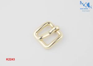 China Small Shoe Strap Buckles Light Gold Color Hanging Plating For High Heeled Shoes factory