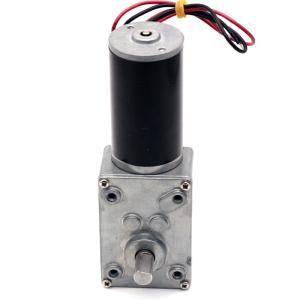 China ASLONG A5840-31ZY WORM GEAR REDUCTION MOTOR FOR HIGH TORQUE ROBOTS 12/24V 10-470RPM 58MM WITH 31ZY SELF-LOCKING REDUCTIO factory