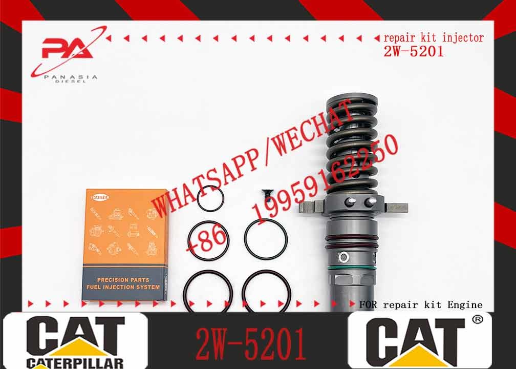 Diesel Engine Injector2W-5201 224-9090 7E-6408 4P-9075 4P-9076 4P-9077 7E-3383 7C-0345For Caterpillar C3512A Common Rail