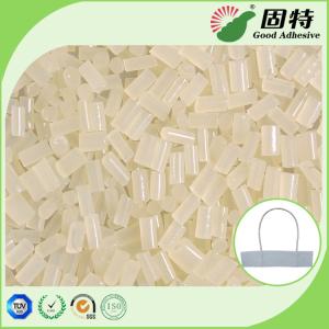China Viscosity Resin Yellowish Hot Melt Adhesive Pellets For Paper Handle Attachment factory