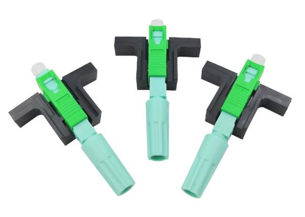 Low Loss 0.3dB Fast Connector T Type Connect Fiber Optic Connectors SC/APC One