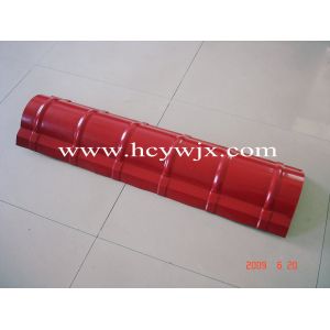 China Steel Plate Make Ridge Cap tile Machine Ridge Cap Cold Roll forming Machine on sale