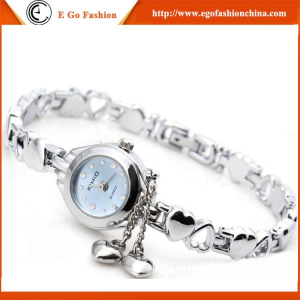 KM01 Full Stainless Steel Watch Kimio Women's Watch Quartz Watch Heart Pendant