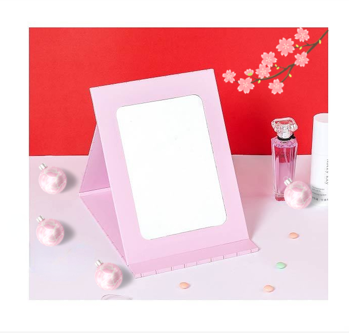 Mini Compact Makeup Square Pocket Circle Dressing Vanity with Logo Mirror Custom Logo