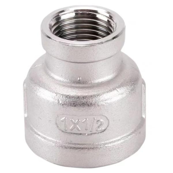Stainless Steel 201 304 316 Npt BSP Threaded Pipe Coupling Fittings Red Socket