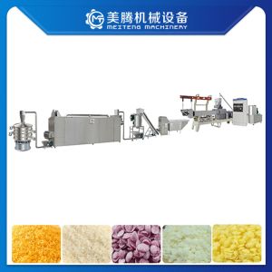 Crumb Panko Double Screw Puff Snacks Making Machine 250kg/H