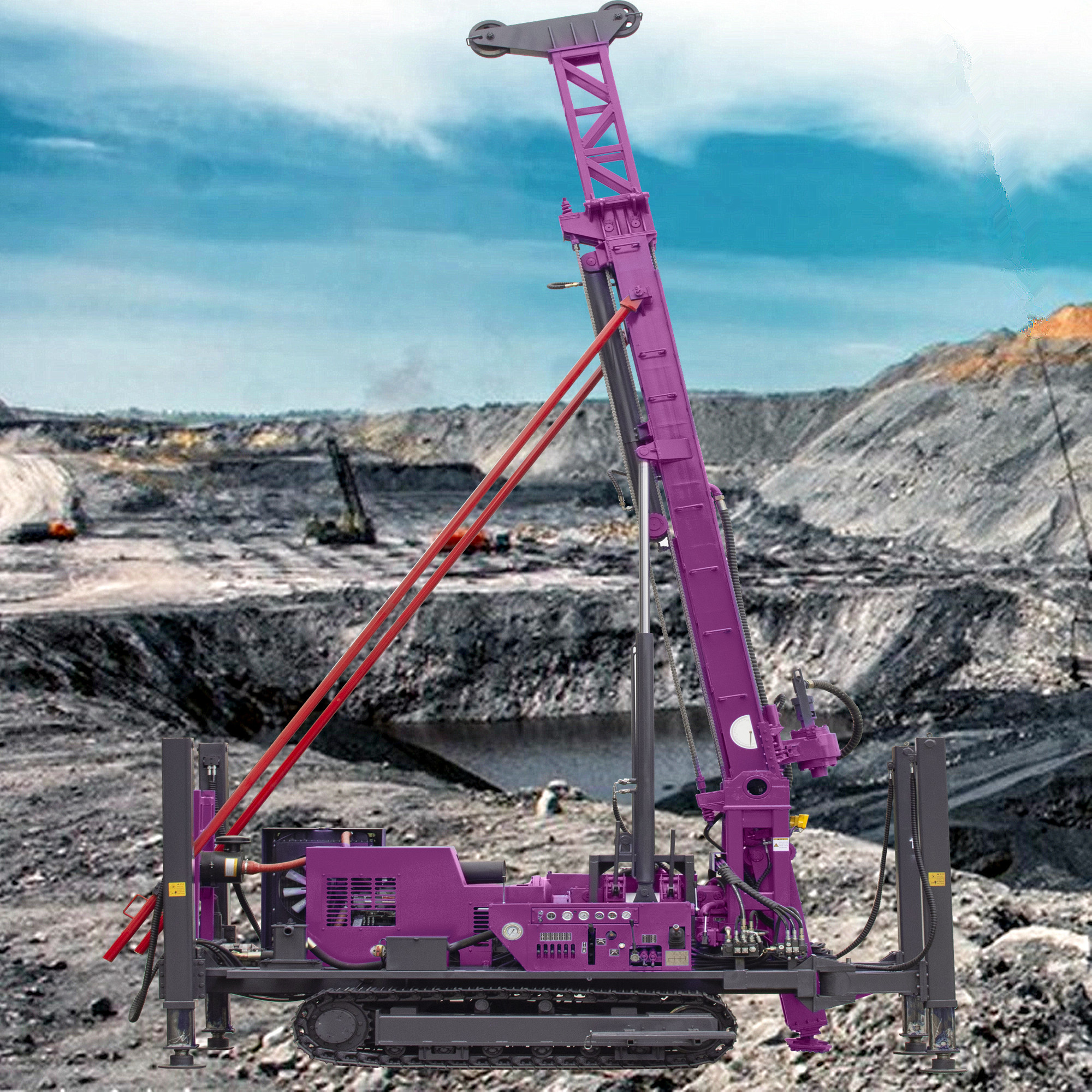Core Sample Drilling Rig 180kw Hydraulic Drilling Equipment Diamond Drilling Machine