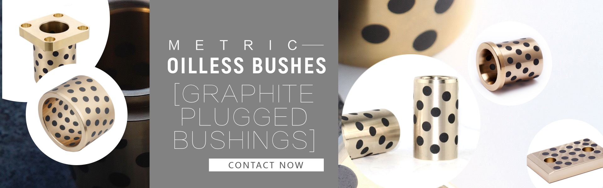 GRAPHITE PLUGGED OILLESS BUSHES graphite plugged bronze bushings