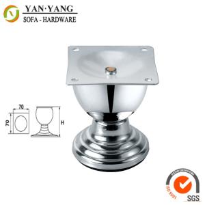 China high grade chrome furniture parts metal sofa leg cabinet leg SL-001 factory