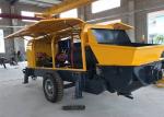 Large Capacity Trailer Concrete Pump Lightweight Stationary Electric Concrete
