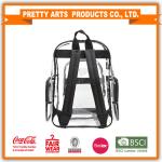 PVC Stylish Toddler School Book Bags , Kindergarten Book Bags Multi Pocket With