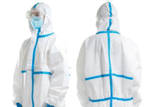 China Polypropylene High Risk Safety Nonwoven Workwear Chemical Industrial Protective factory