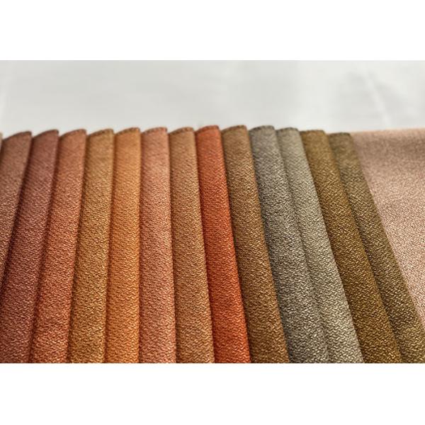 China Knitted Linen Sofa Fabric Flame Retardant Faux Linen Fabric Polyester factory