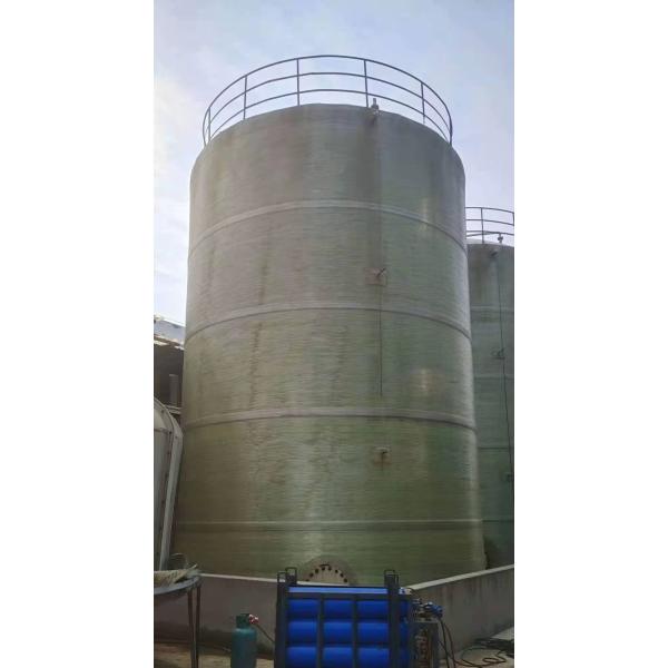 China 1600mm Grp Cylindrical Water Tank 4CBM Vertical Storage Tank factory
