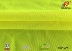 Breathable 75D Hi Vis Fluorescent Material Fabric Yellow Coated FR Anti Static