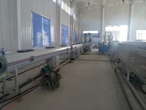China Plastic HDPE Sewage Tube Making Machine Single Screw Extruder PE PP Duct Production Line on sale