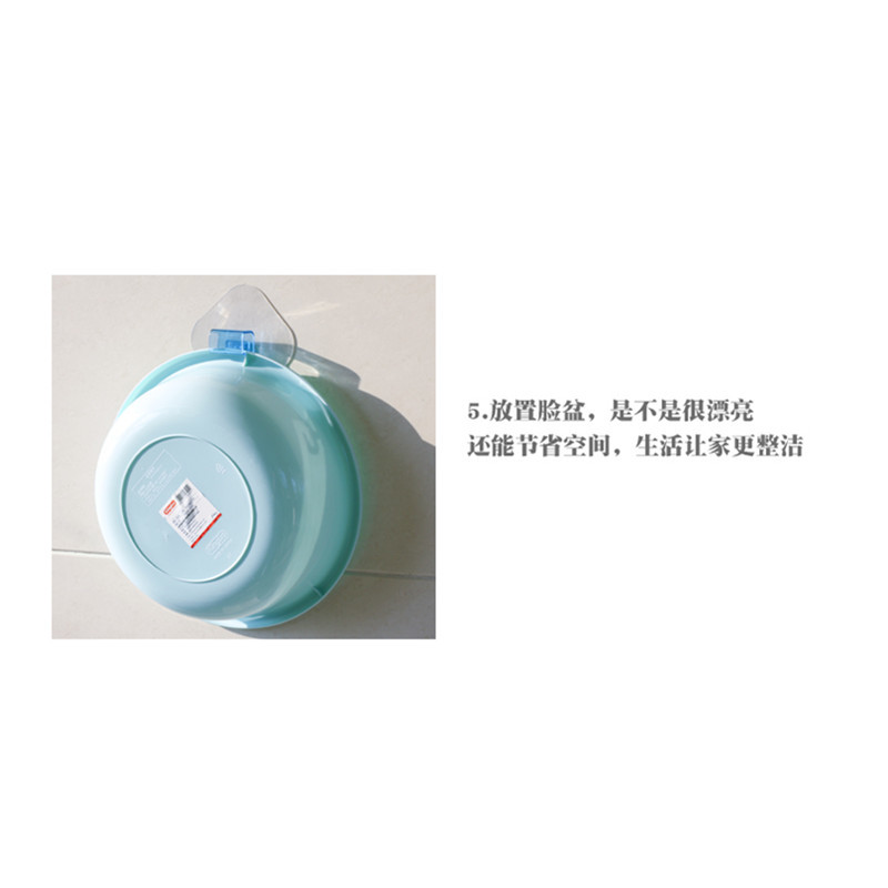 No Nailed Wash Basin Wall Mounted Wall Hooks For Bathroom Wash Sets