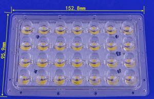 China PCB Solder Bridgelux LED LED Lens Array For 28W Street Lamp factory