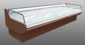 China Commercial Energy Saving Refrigerated Display Cabinet For Smoked Bacon factory